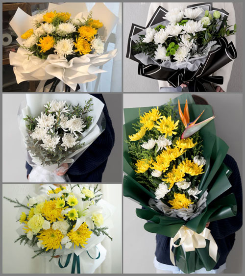 贵州黔东南州台江县南宫镇岩板村白事花束代送